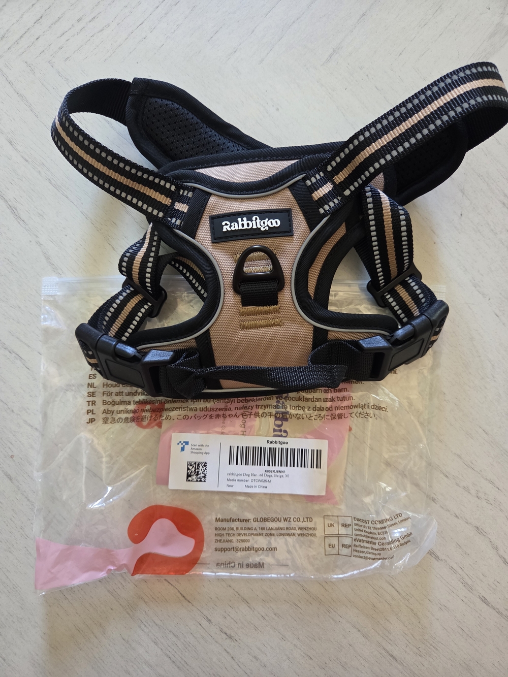 rabbitgoo Dog Harness No Pull with 2 Leash Clips